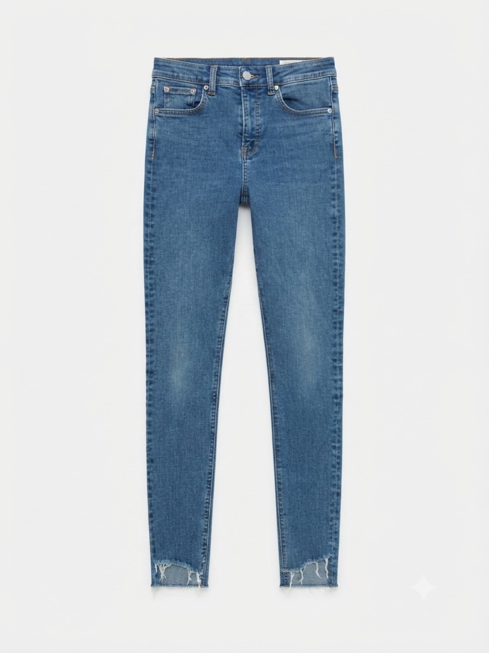 Rag & Bone High Rise Ankle Skinny Denim Jeans Size 27 Blue Casual Capsule Basic